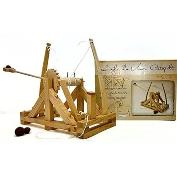 Pathfinders STEM kit Leonardo Da Vinci Catapult kit Trebuchet Engineering kit - Picture 7 of 7